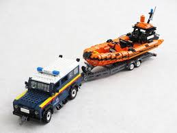 Lego Rnli Life Boat Lego Boat Lego Truck Lego Police