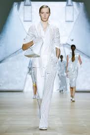 Kateryna Zub At The Akris Ss 20 Show Uno Models Barcelona Madrid