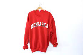 Vintage University Of Nebraska Cornhuskers Huskers Sweatshirt Etsy Canada