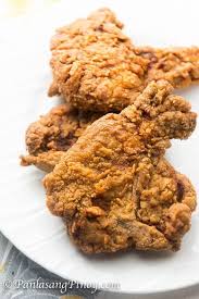 Deep Fried Breaded Pork Chops Panlasang Pinoy Recipe Breaded Pork Chops Fried Pork Chops Pork Chop Recipes