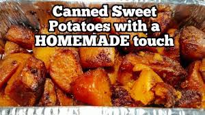 How To Give Canned Sweet Potatoes A Homemade Taste - Youtube