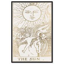 The sun tarot card meaning. The Sun Tarot Luxe Astronomy And Space Wall Art By Oliver Gal