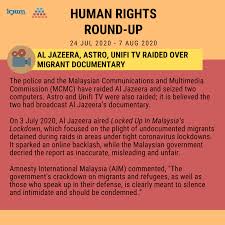 I cannot provide a police certificate for the time i spent in malaysia because certificates are only available to people who have lived in malaysia for 1. Human Rights Round Up 20 07 08 2020 Asasikini