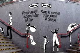 Ikea Turns Graffiti Artist With New Banksy Style Ads Video Banksy Street Art Banksy Art