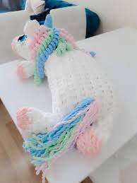 Alize Puffy Unicorn Orgu Orgu Modelleri Yastiklar