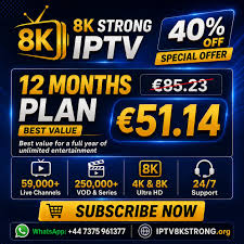 strong 8k on WhatsApp | Arts & entertainment | 📺 Premium IPTV 4K / 8K 🔥 Live TV • Movies •... | +44 7375 961377