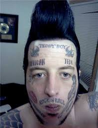Jordan has done multiple photo shoots showing off his crazy ink, making this center's tattoos the center of attention. Ugliest Face Tattoos