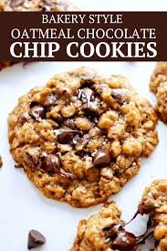Healthy Chewy Oatmeal Chocolate Chip Cookies Recipe Oatmeal Chocolate Chip Cookies Chewy Oatmeal Chocolate Chip Cookies Chocolate Chip Oatmeal Cookies Healthy