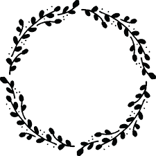 Free Graphic Friday Free Vector Wreath Graphic Wreath Drawing Free Hand Drawing Wreath Clip Art