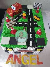 Pastel Cars Kids Birthday Gingerbread House Gingerbread
