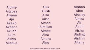 Find ce names for girls at babynamewizard.com | baby name wizard Girls Names From A To Z Girls Names Starting With A