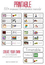 Printables Visual Timetable Classroom Schedule Preschool Schedule