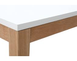Besonders beliebt ist ein ausziehtisch aus eiche. Design Esstisch Ausziehbar Weiss Fusse Holz L180 260 Delah Miliboo