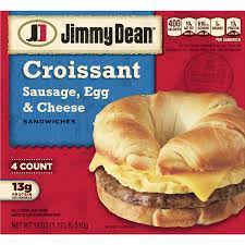 Delights turkey sausage, egg white & cheese english muffin. Jimmy Dean Breakfast Croissants Are The Best Way To Start The Morning Whether You Re On The Go Sipping Cof Frozen Breakfast Egg And Cheese Sandwich Sandwiches