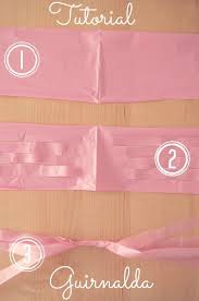Hoy Os Traigo El Tutorial De Una Guirnalda En Papel De Seda El Otro Dia Vi Una Guirnalda Preci Guirnaldas De Papel Sobres De Papel Guirnaldas De Cinta
