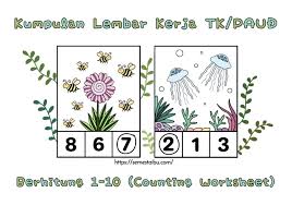 Advertisement gambar mewarnai anak tk tema kemerdekaan mewarnai adalah salah satu kegiatan yang cukup bermanfaat bagi anak anak. Lembar Kerja Berhitung Anak Tk Paud Free Download