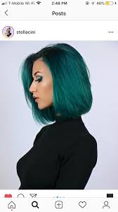 Emerald Green In 2020 Green Hair Green Hair Colors Hair Styles