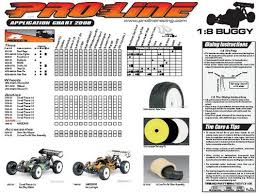 proline tire application guide 1 8 buggy buggy radio