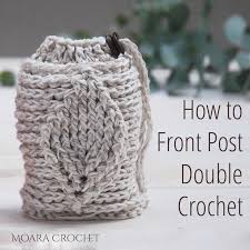 This frenzied crochet potholder could also be used as a trivet. How To Front Post Double Crochet Moara Crochet