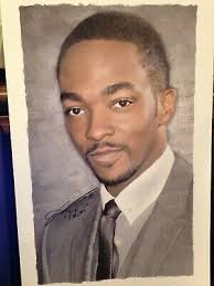 Anthony "Falcon" Mackie 11x17 autographed portrait