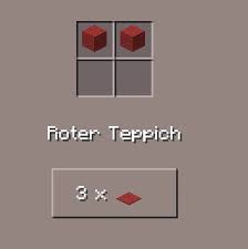 Teppiche sind blöcke, welche die selbe textur wie wolle besitzen. Minecraft Pocket Edition Angetriebene Lore Erstellen