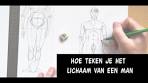 How to draw a man's body - YouTube