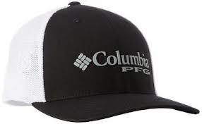 Columbia Men S Pfg Mesh Ball Cap Black Large X Large Ball Cap Flexfit Men