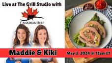 Greek-stuffed eye of round roast! Live with Maddie & Kiki - YouTube