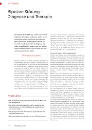 Bipolare störung ich dachte, jetzt schneide ich mir ein ohr ab. Bipolare Storungen Diagnose Und Therapie Rosenfluh Ch