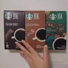 It's also packaged with typical starbucks panache: Starbucks Via Instant Coffee Shopee Malaysia