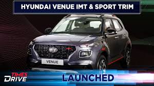 It is available in 4 variants and 5 colours. Hyundai Venue Sport Variant And Imt Launched Check Prices Specs Features And More Times Drive