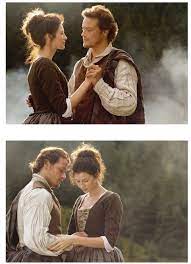 I Love Looking Back To These Original Pics Now They Seem So Sweet And Young Outlander Tv James Fraser Outlander Outlander Costumes