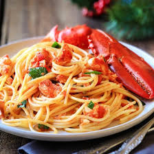 Recette De Fettuccine Sauce Cremeuse Au Homard Coup De Pouce Italian Food Forever Italian Recipes Lobster Spaghetti
