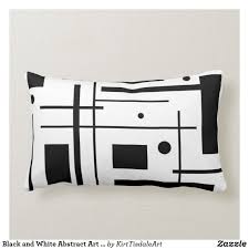 Black And White Lumbar Throw Pillows Black And White Abstract Art Lumbar Throw Pillow Zazzle Com Lumbar Throw Pillow Throw Pillows Black And White Abstract