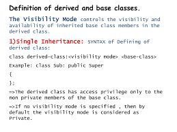 To have the destruction of p call the derived and base destructor the base class must have a virtual destructor. Inheritance In C Notes