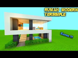 2004 aslinya bagian dari pameran century of the child: Minecraft Cara Membuat Rumah Modern Di Minecraft Youtube