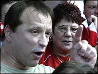 In 2004 myself, Paul Matthias Stephen Matthias along with a group of other  Wrexham fans went to Anfield rattling buckets to try and raise cash for our  fight against Alex Hamilton our