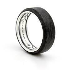 David Yurman Forged Carbon 8mm Band Men S Ring In 925 Sterling Silver Size 10 Manner Ringe Ringe