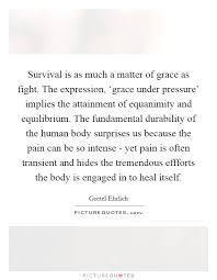 Grace Under Pressure Quotes Sayings Grace Under Pressure Picture Quotes