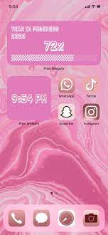 Pink Ios14 Aesthetic Widget Wallpaper Design Widget Design Pixel Widget