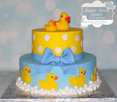 Rubber Duckies Baby Shower Cakes For Boys Baby Shower Duck Baby Shower Cakes