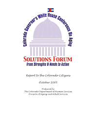 Report to the Colorado Citizens October 2005