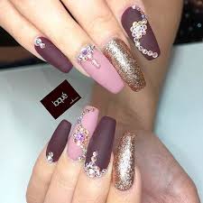 burgundy matte nails best matte