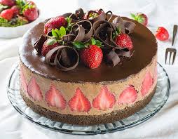 Your friends' jaws will drop when they see the 3 layer. Strawberry Chocolate Cake Omg Chocolate Desserts