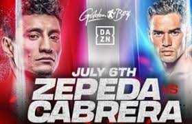 UNDERCARD FINALIZED FOR THE ANTICIPATED LIGHTWEIGHT CLASH BETWEEN KNOCKOUT  MACHINE WILLIAM “EL CAMARÓN” ZEPEDA AND TOP CONTENDER GIOVANNI CABRERA