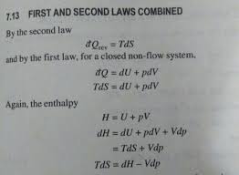 Mathematically, this is represented as. First Law Of Thermodynamics Steady Flow Energy Equation Sfee And Vdp Work Physics Stack Exchange