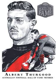 Albert Thurgood Hf Copy Jpg Sports Art Hall Of Fame Essendon Football Club