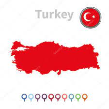 Tamamen parsecure siber saldırı sensörlerinden beslenen canlı siber saldırı haritası. Vektorgrafiken Turkiye Haritasi Kirmizi Vektorbilder Turkiye Haritasi Kirmizi Depositphotos
