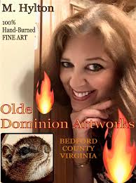 Custom pyrography art services in Bedford County Virginia