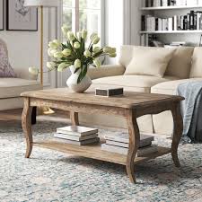 Francoise Solid Wood Coffee Table With Storage In 2020 Coffee Table Coffee Table Wood Coffee Table With Storage